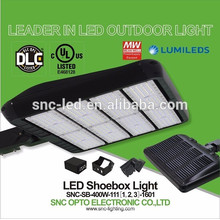 2016 Hottest LED Parking Lots Lamp 400w, Outdoor LED Shoebox Light, DLC LED Shoebox Fixture